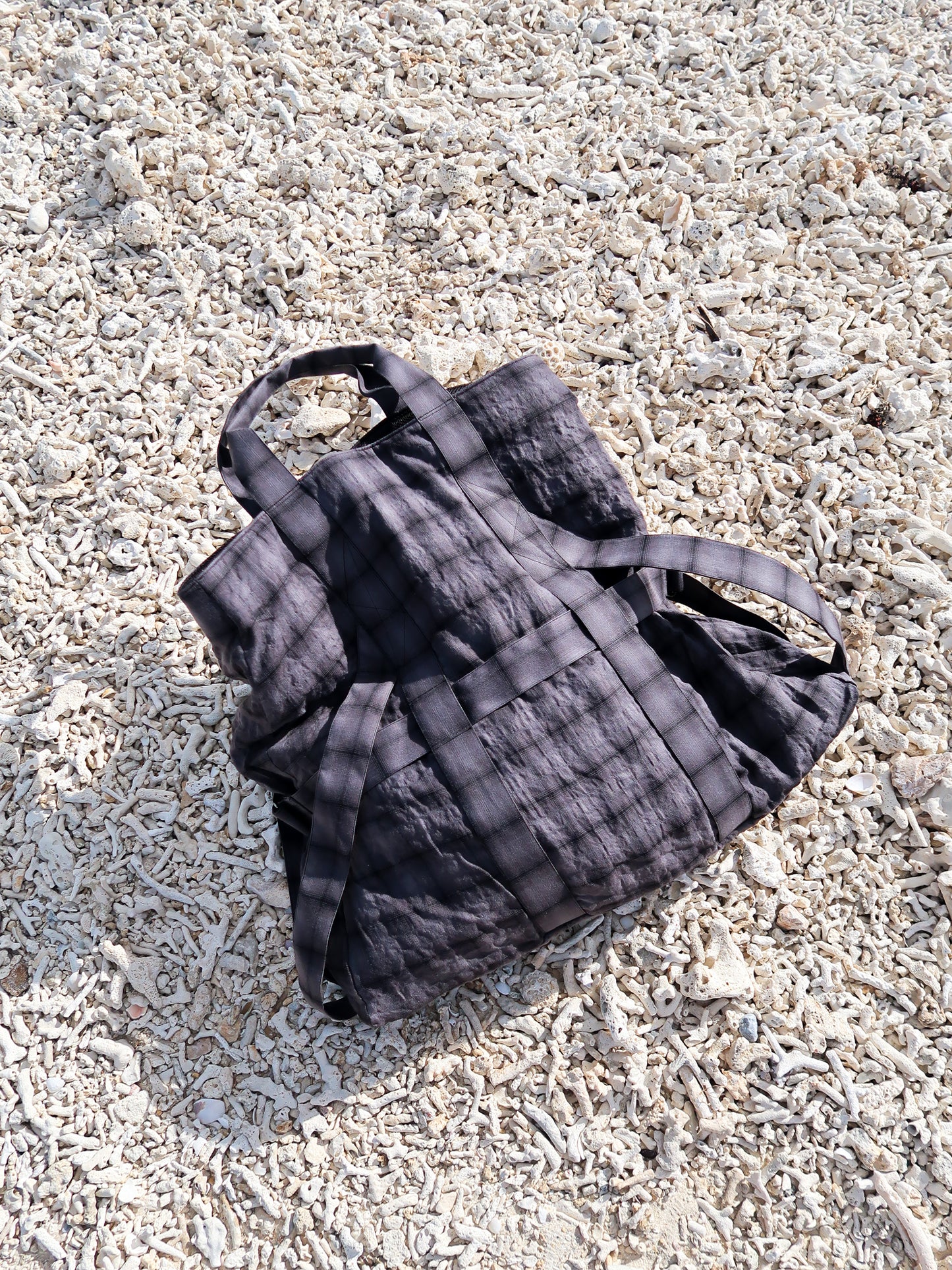 Beach Tote Bag “Black”