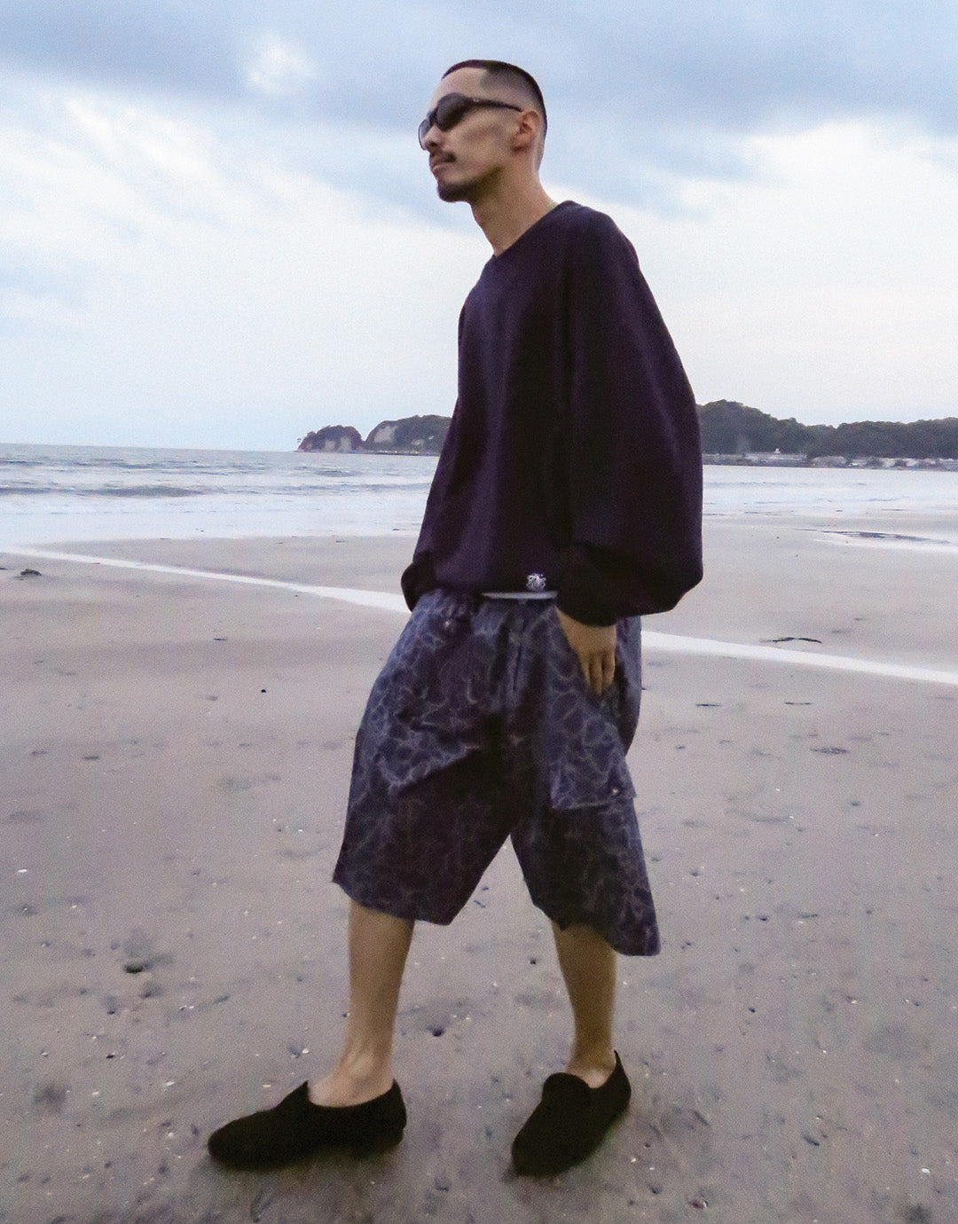 Withdraw From The Field Pants”Deep sea”