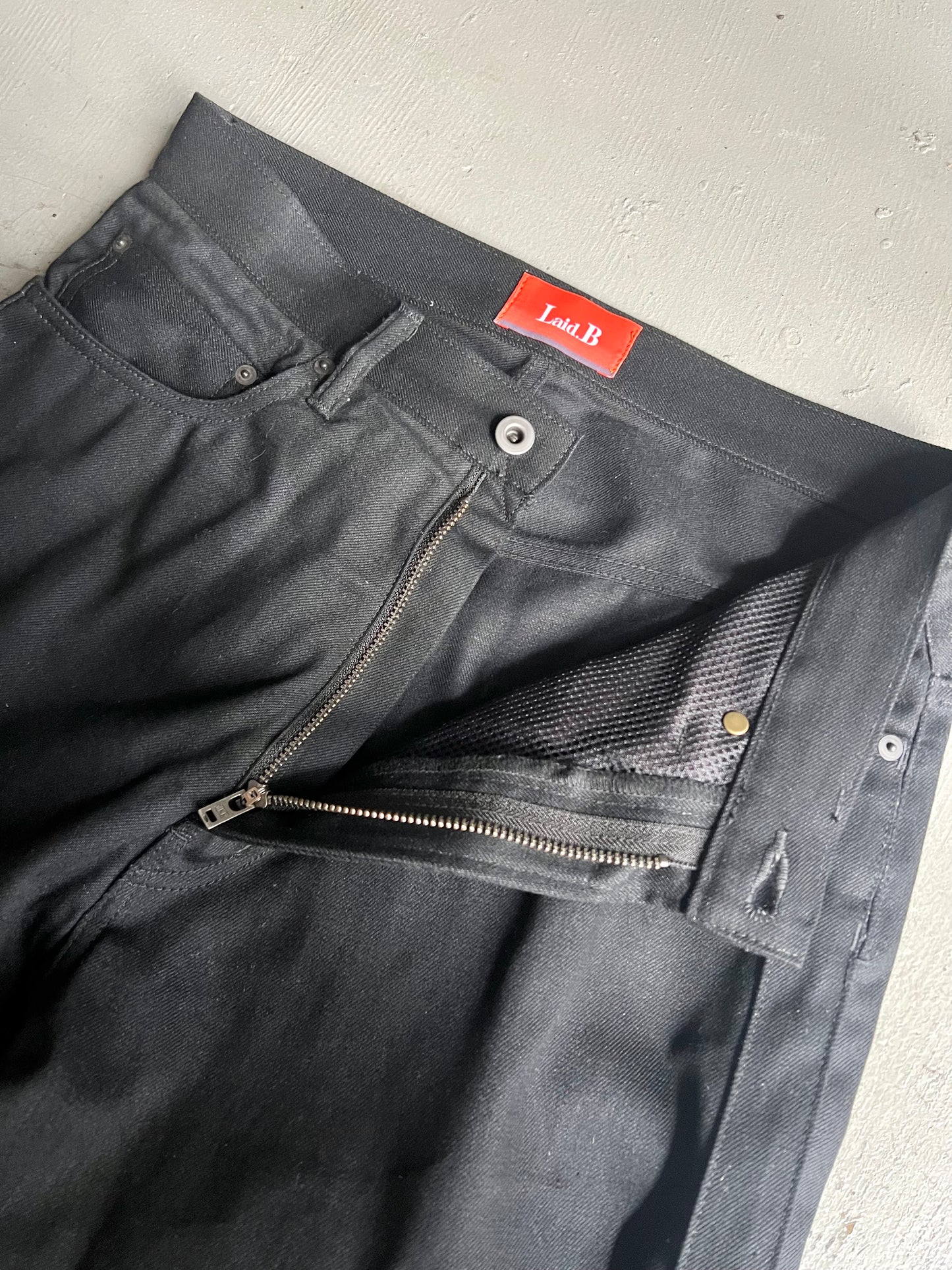 Laid. B x Blue room Night Ventilation Denim Pants            SIZE