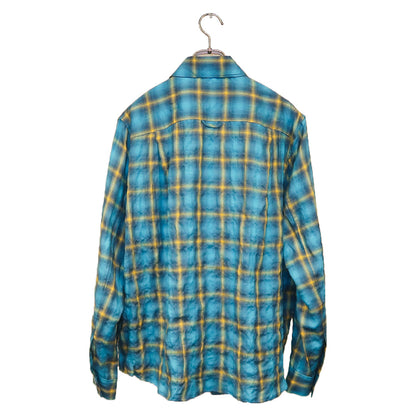 Wet Rag Check Shirts [BLUE]