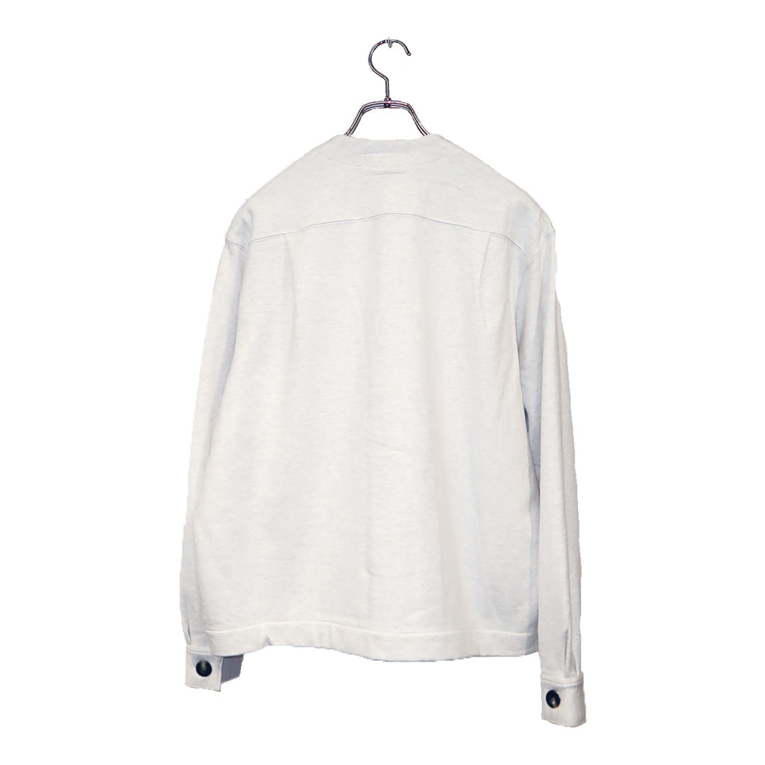 Pocket Square Cardigan [White]