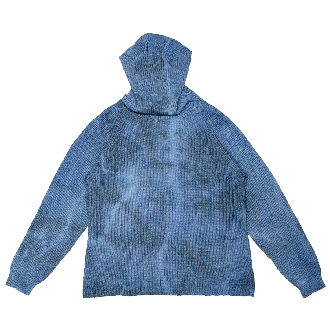 Autumn leave knit “Indigo”