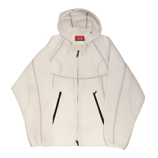 “OKA”  Shell Parka White