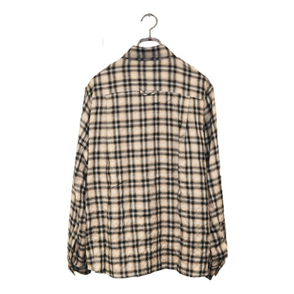Wet Rag Check Shirts [BEIGE]