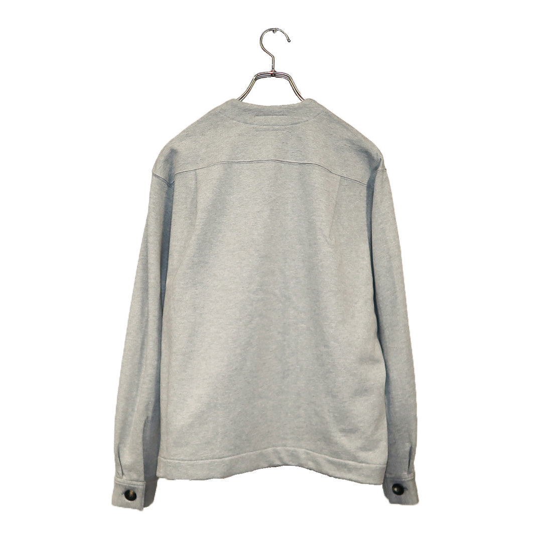 Pocket Square Cardigan [Grey]