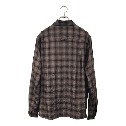 Wet Rag Check Shirts [BLACK]