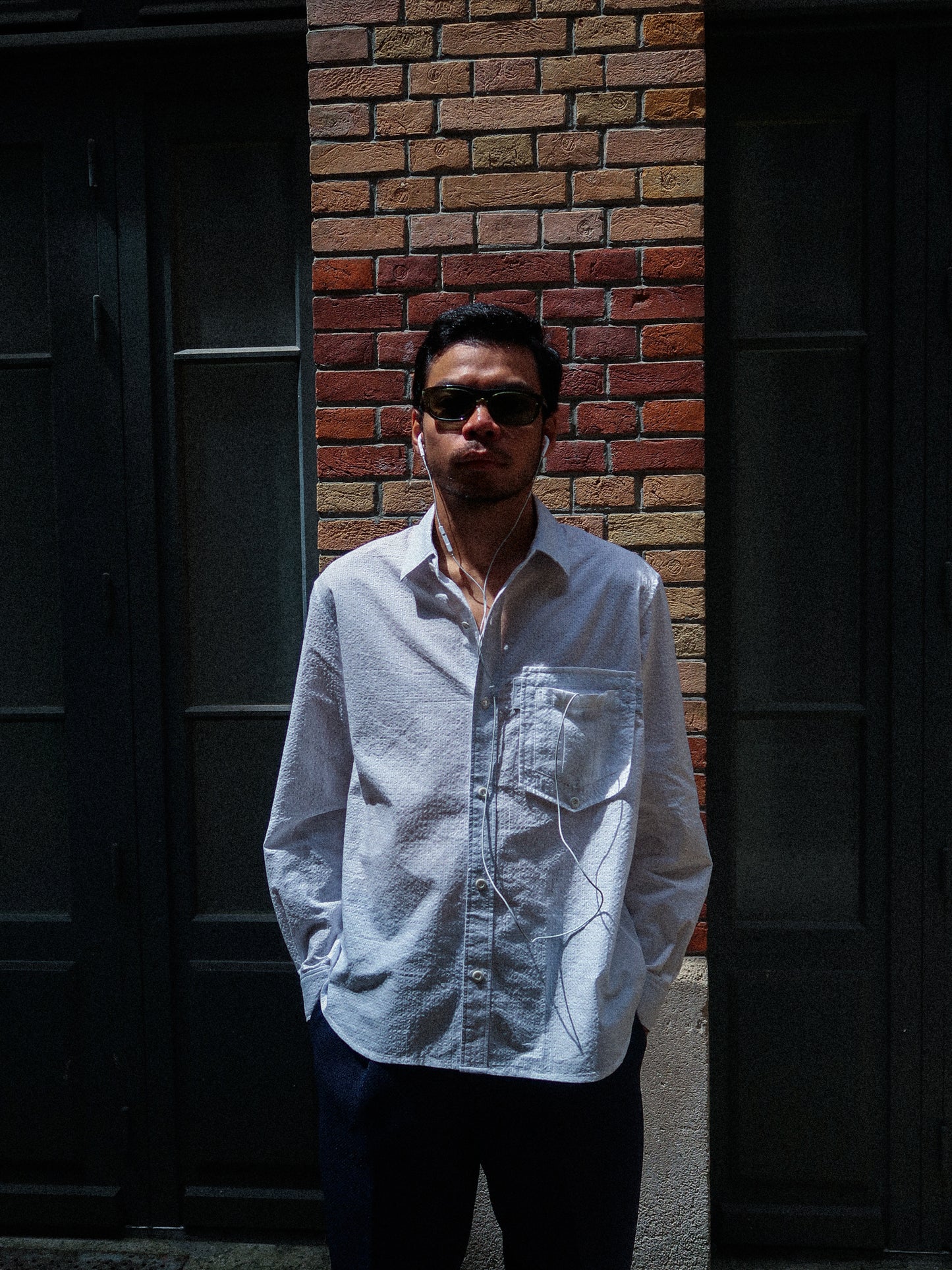 Inside Out Pocket Shirts "White"