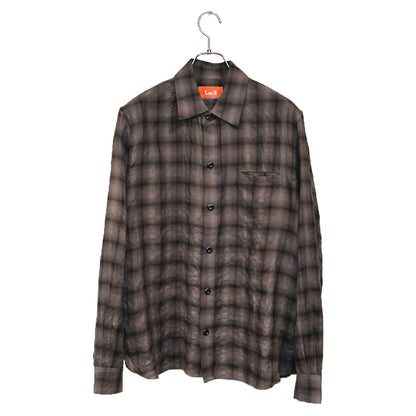Wet Rag Check Shirts [BLACK]