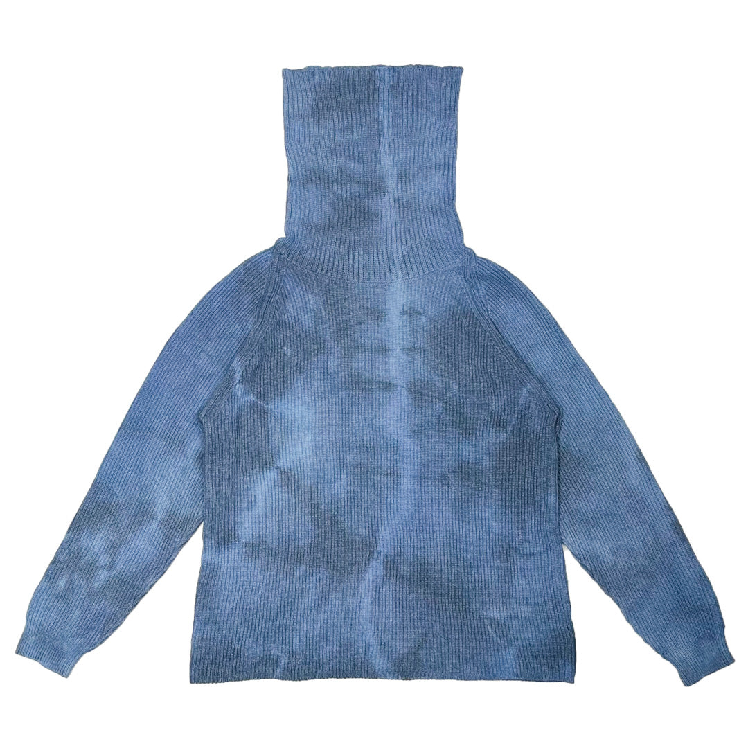 Autumn leave knit “Indigo”
