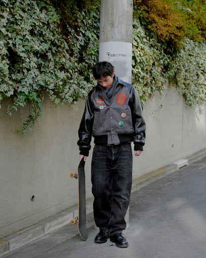 Laid.B×Park 00 Store
Sunset Varsity Jacket